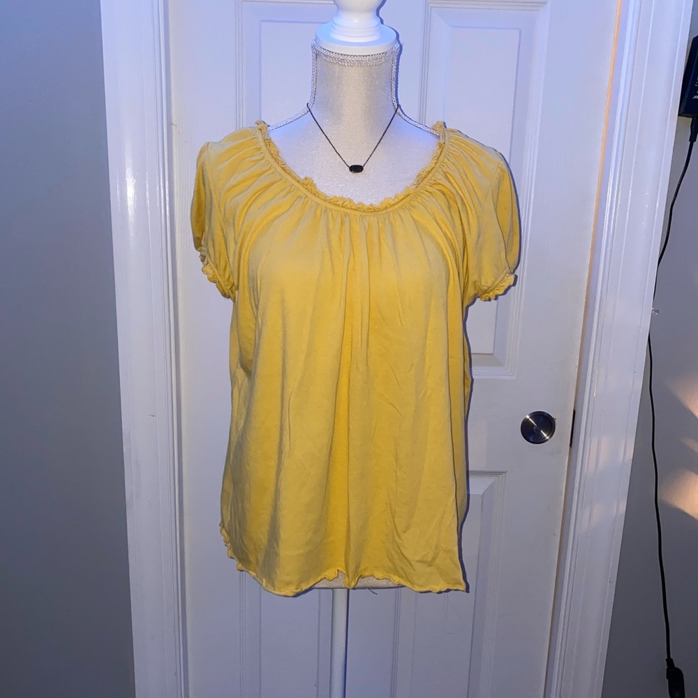 Yellow blouse